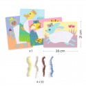 Laine & scratch : Avec un chapeau - Djeco Djeco - 3 Laine & scratch : Avec un chapeau - Djeco Djeco - 3
