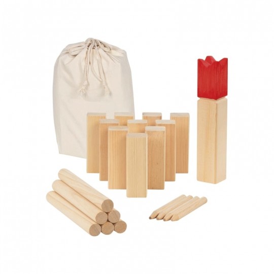 Kubb, jeu de vikings, sac en coton - Goki Goki - 1