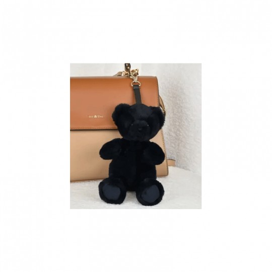 Porte clé Bijou de sac Ours peluche noir 20 cm - Doudou et Compagnie Doudou et compagnie - 1