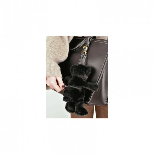Porte clé Bijou de sac Ours peluche noir 20 cm - Doudou et Compagnie Doudou et compagnie - 3