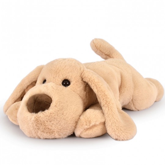 Peluche Chien beige 40 cm : Les Allongés Stretch - Histoire d'Ours Histoire d'Ours - 1