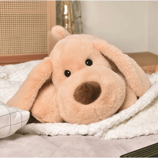Peluche Chien beige 40 cm : Les Allongés Stretch - Histoire d'Ours Histoire d'Ours - 2