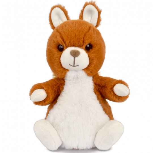 Peluche Ecureuil marron roux 20 cm : Les Doux Stretch - Histoire d'Ours Histoire d'Ours - 1