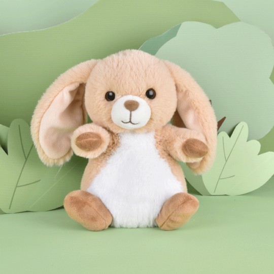 Peluche Lapin beige 20 cm : Les Doux Stretch - Histoire d'Ours Histoire d'Ours - 2