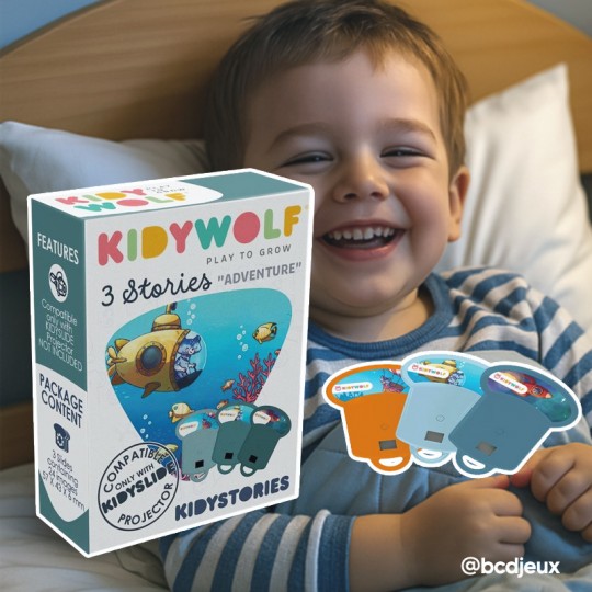 KIDYSTORIES 3 histoires "Aventures" pour kidyslide - Kidywolf Kidywolf - 2