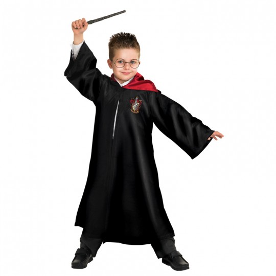 Déguisement 11-13 ans Harry Potter cape + cravate + baguette + lunettes - Rubies Rubies - 2