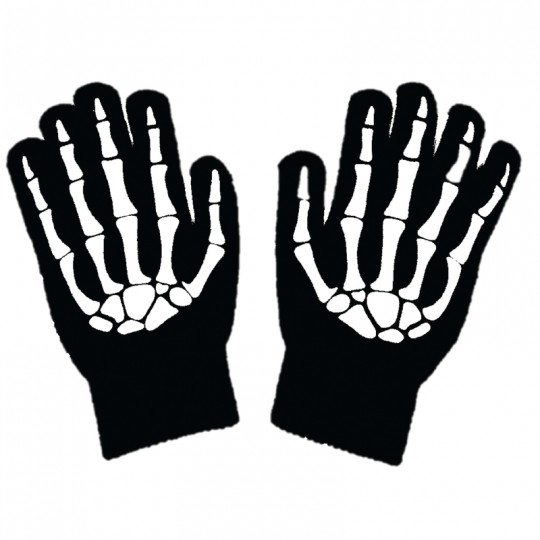 Paire de Gants squelette enfant - Rubies Rubies - 1