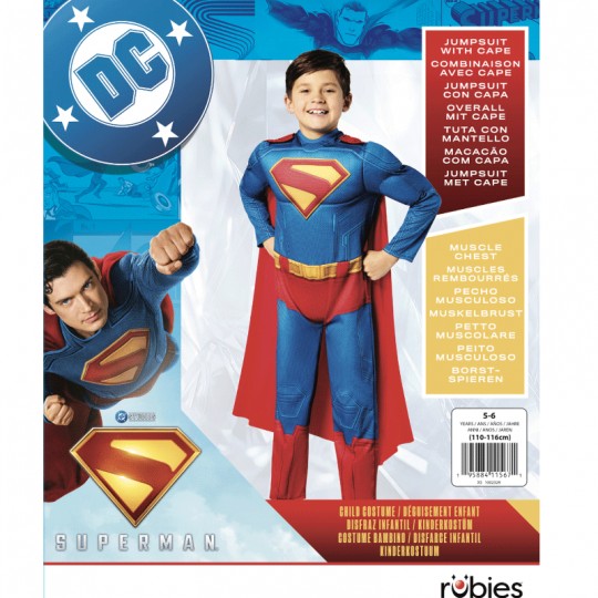 Déguisement 5-6 ans Superman Movie Luxe - Rubies Rubies - 4