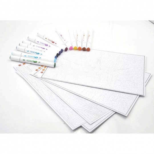 GRAPH'IT GO Kit Coloriage Mystère - CITY SUNSET Graph'it - 2