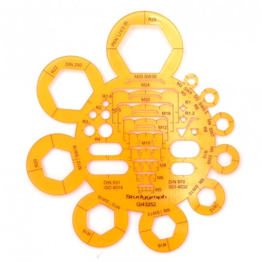 GRAPH'IT Studygraph Trace écrous et boulons Graph'it - 1