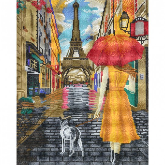 CRYSTAL ART Kit tableau broderie diamant 40x50cm - Paris Crystal Art - 1