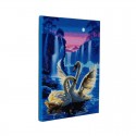 CRYSTAL ART Kit tableau diamant LED 40x50cm - Cygnes Crystal Art - 2 CRYSTAL ART Kit tableau diamant LED 40x50cm - Cygnes Crystal Art - 2