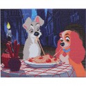 DISNEY La Belle & le Clochard tableau à diamanter 40x50cm Crystal Art Crystal Art - 2 DISNEY La Belle & le Clochard tableau à diamanter 40x50cm Crystal Art Crystal Art - 2
