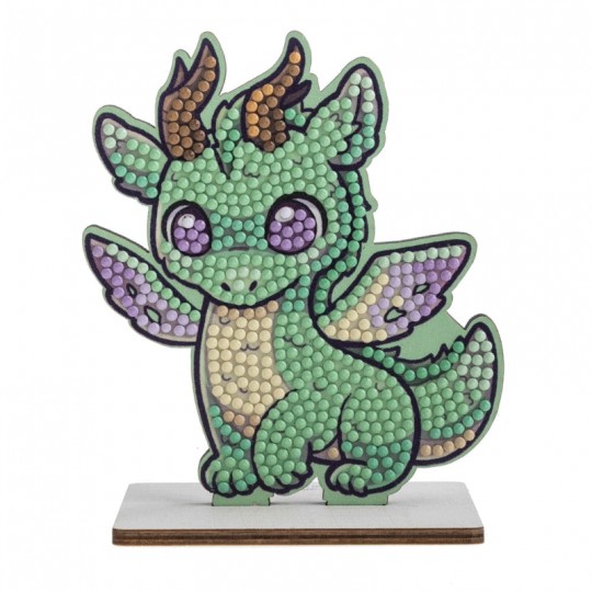 CRYSTAL ART Kit figurine à diamanter Dragon Smoky Crystal Art - 2
