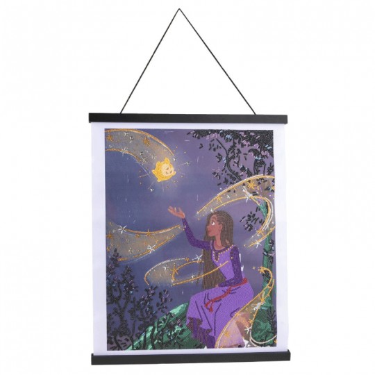 CRYSTAL ART Kit poster à diamanter 35x45cm - Disney Wish Crystal Art - 2