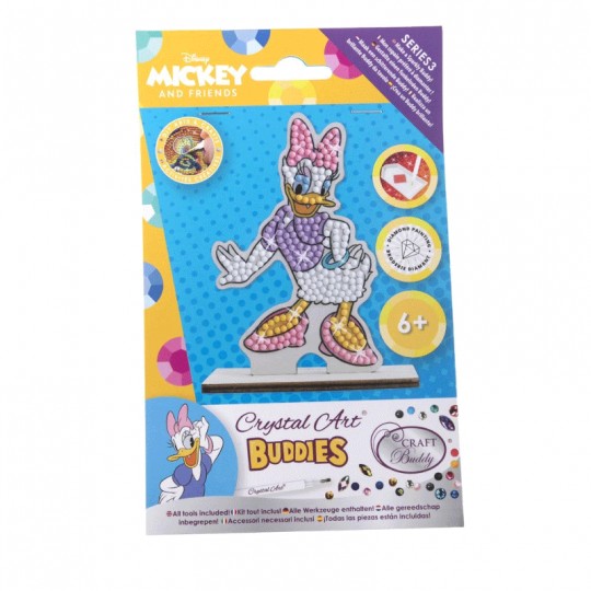 CRYSTAL ART Kit figurine à diamanter - Disney Daisy Crystal Art - 4