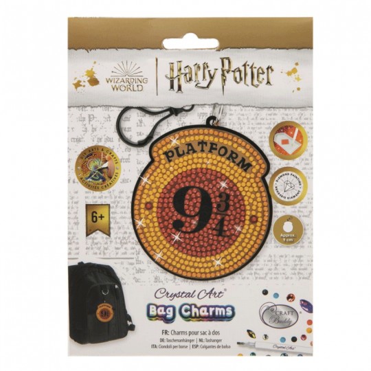 CRYSTAL ART Charms à diamanter - Harry Potter Quai 9-3/4 Crystal Art - 3