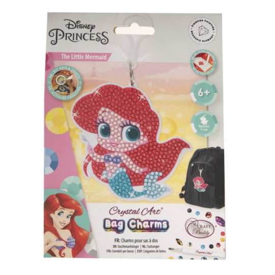 Crystal Art Charms à diamanter - Disney Ariel Crystal Art - 2