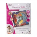 CRYSTAL ART Kit Carte à diamanter 18x18cm - Licorne enchantée Crystal Art - 1 CRYSTAL ART Kit Carte à diamanter 18x18cm - Licorne enchantée Crystal Art - 1