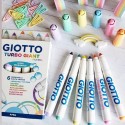 Pochette 6 feutres Pastel TURBO Giant pointe conique Super Washable - Giotto Giotto - 2 Pochette 6 feutres Pastel TURBO Giant pointe conique Super Washable - Giotto Giotto - 2