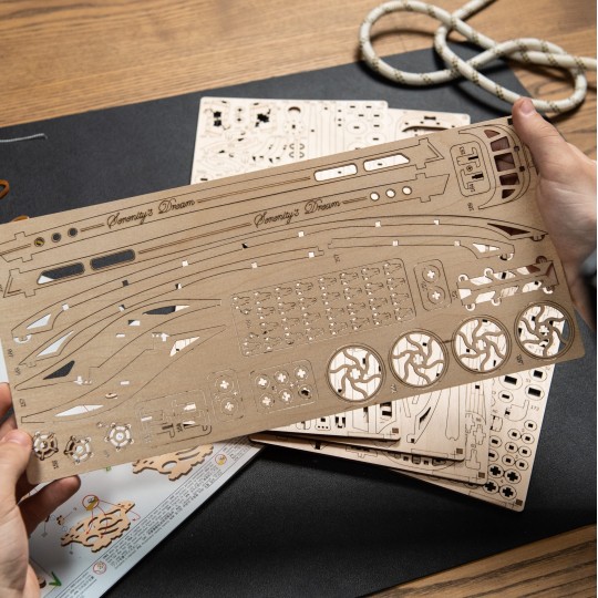 Le Rêve de Sérénité Ugears - Puzzle 3D mécanique en bois UGEARS - 3