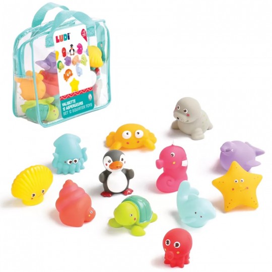Valisette de 12 Aspergeurs pour le bain Mer - Ludi LUDI - 1