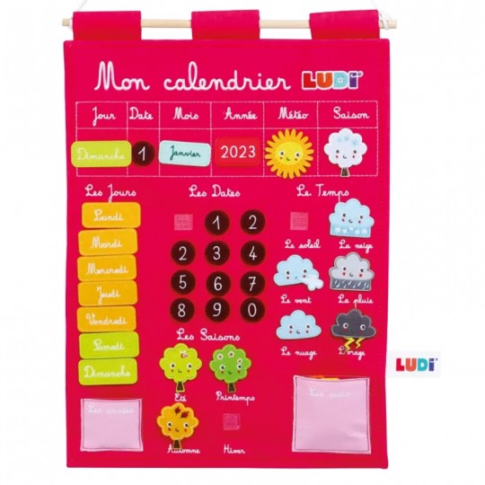 Calendrier basic rose - Ludi LUDI - 1