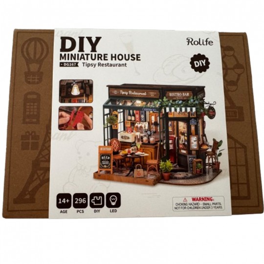 Tipsy Restaurant - Miniature 3D DIY Rolife Rolife - 1