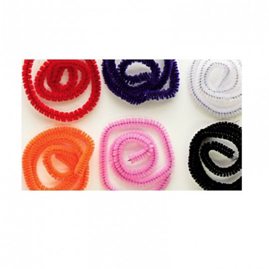 10 Chenilles 08 mm L 50 cm assorties - OZ International OZ International - 1