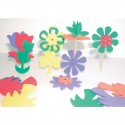 Blister 200 formes en mousse Fleurs - OZ International OZ International - 1 Blister 200 formes en mousse Fleurs - OZ International OZ International - 1