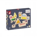 Jeu de construction : Blocs translucides - Janod Janod - 1 Jeu de construction : Blocs translucides - Janod Janod - 1
