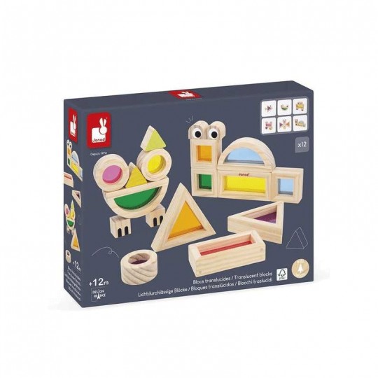 Jeu de construction : Blocs translucides - Janod Janod - 1