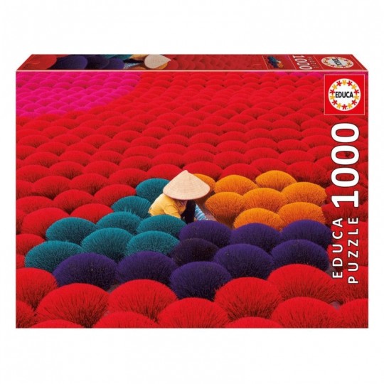 Puzzle 1000 pcs Village d'encens - Educa EDUCA BORRAS - 1