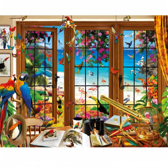 Puzzle 1500 pcs Fenêtre de l'observateur d'oiseaux - Educa EDUCA BORRAS - 2
