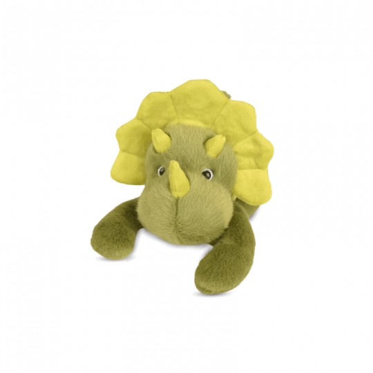 Peluche bien être : Dinosaure en peluche magnétique Podcolle vert gris 30 cm - Histoire d'Ours Histoire d'Ours - 2