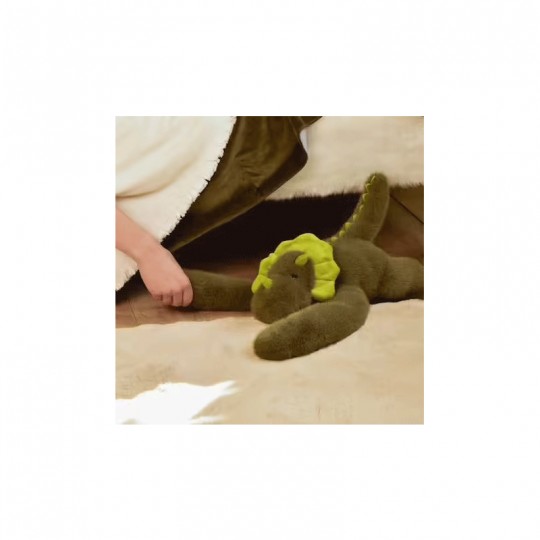 Peluche Dinosaure Podcolle vert lesté 40 cm - Histoire d'Ours Histoire d'Ours - 1