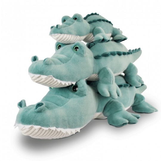 Crocodile peluche géant allongé vert 125 cm - Histoire d'Ours Histoire d'Ours - 2