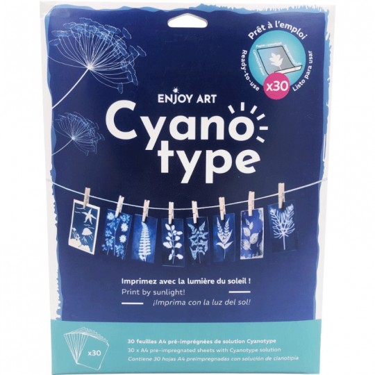 Enjoy Art 30 Feuilles Cyanotype A4 Enjoy Art - 1
