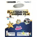 PLASTIQUE FOU DIAM'S 7 feuilles Métallisé argent Diam's - 1 PLASTIQUE FOU DIAM'S 7 feuilles Métallisé argent Diam's - 1
