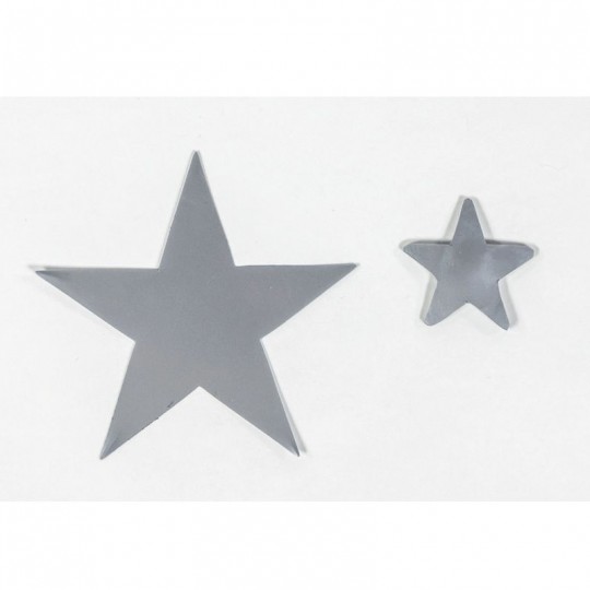 PLASTIQUE FOU DIAM'S 7 feuilles Métallisé argent Diam's - 2