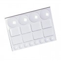 Maxi pallette plastique rectangulaire 20 alvéoles profondes 32 x 24,5 cm - Kiddi Craft Kiddi Craft - 1 Maxi pallette plastique rectangulaire 20 alvéoles profondes 32 x 24,5 cm - Kiddi Craft Kiddi Craft - 1