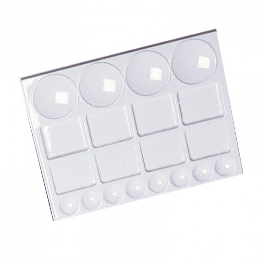Maxi pallette plastique rectangulaire 20 alvéoles profondes 32 x 24,5 cm -  Kiddi Craft Kiddi Craft - 1