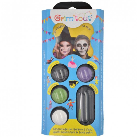 GRIM TOUT Set complet 4 couleurs Sorcière et squelette Grim'Tout - 2