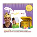 GRIM TOUT Set Princesse 4 couronnes en mousse à décorer avec des motifs pailletés adhésifs Grim'Tout - 1 GRIM TOUT Set Princesse 4 couronnes en mousse à décorer avec des motifs pailletés adhésifs Grim'Tout - 1