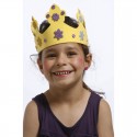 GRIM TOUT Set Princesse 4 couronnes en mousse à décorer avec des motifs pailletés adhésifs Grim'Tout - 2 GRIM TOUT Set Princesse 4 couronnes en mousse à décorer avec des motifs pailletés adhésifs Grim'Tout - 2