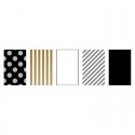 Masking Tape MT Boîte de 5 motifs assortis GOLD/SILVER 2 Masking Tape - 1 Masking Tape MT Boîte de 5 motifs assortis GOLD/SILVER 2 Masking Tape - 1