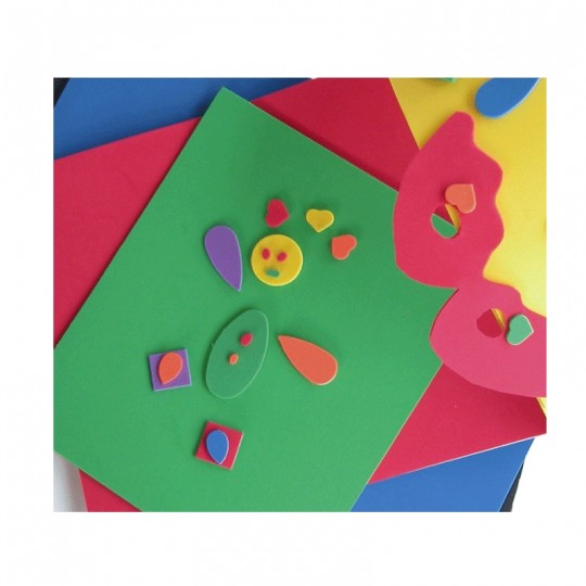20 Planches A4 en mousse assorties - OZ International OZ International - 1