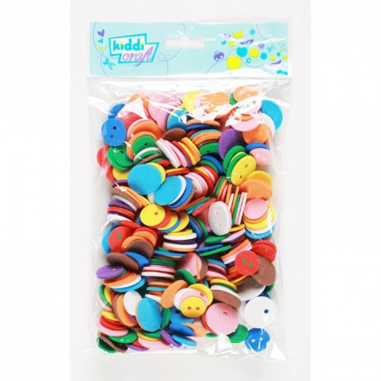 300 boutons en mousse assortis - OZ International OZ International - 1