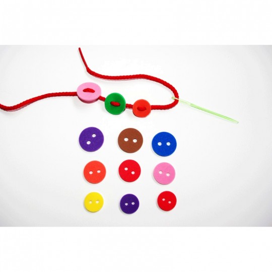 300 boutons en mousse assortis - OZ International OZ International - 3