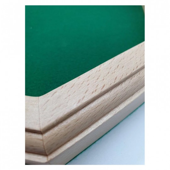 Piste de dés octogonale Ø 28 cm - Bois Brut - Jeux Chavet Jeux Chavet - 2